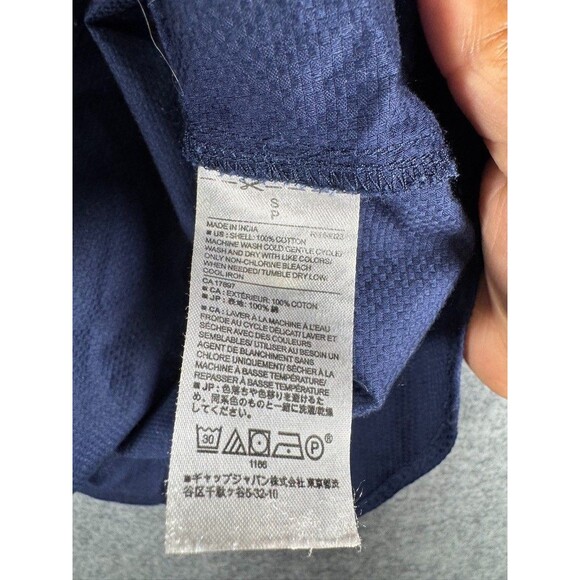 Banana Republic Top Women Small Blue Off The Shoulder Cotton Career Office - Picture 3 of 8